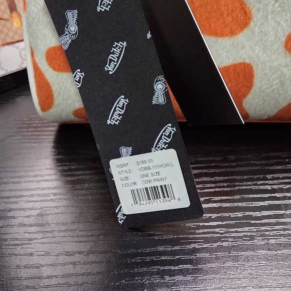 Von Dutch Orange and White Women's Bag - Picture 5 of 5